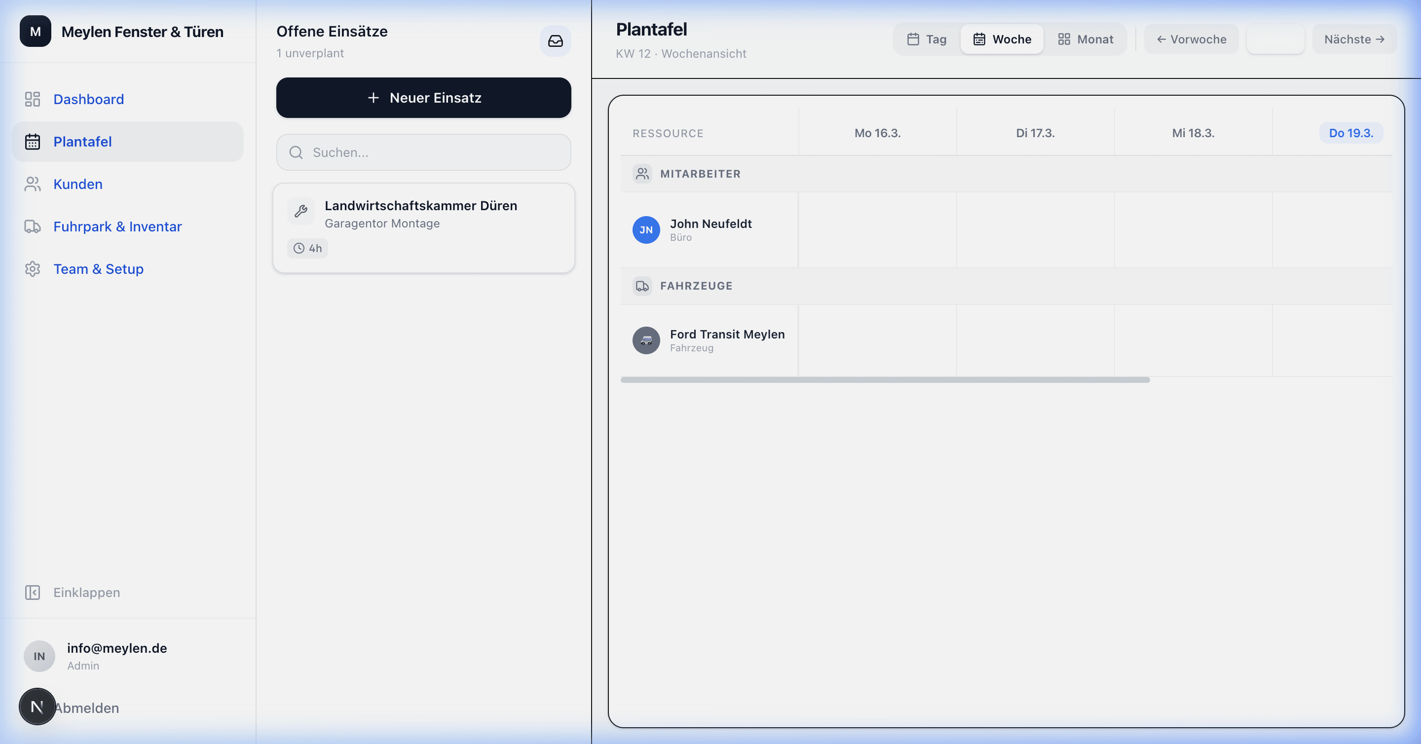 Die smarte Plantafel